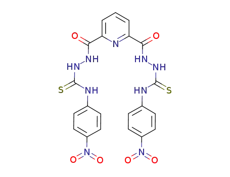 2,6-bis[4-nitrophenyl(thioureidocarbomoyl)]pyridine