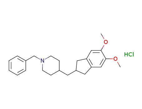 4-[(2,3-Dihydro-5,6-dimethoxy-1H-inden-2-yl)methyl]-1-(phenylmethyl)piperidine Hydrochloride