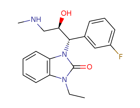 2H-Benzimidazol-2-one, 1-ethyl-3-[(1S,2R)-1-(3-fluorophenyl)-2-hydroxy-3-(methylamino)propyl]-1,3-dihydro-