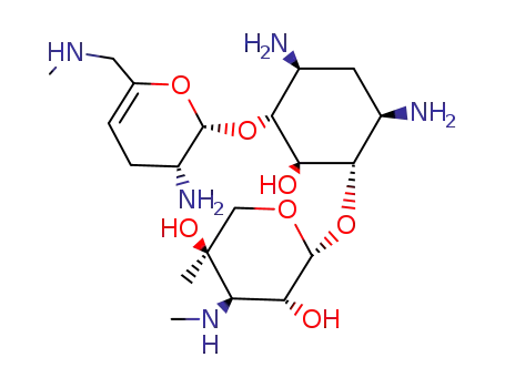 Molecular Structure of 51909-61-6 (6'-N-methylsisomicin)