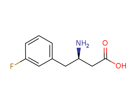 Benzenebutanoic acid, b-amino-3-fluoro-, (bR)-