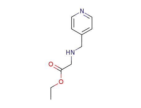 Molecular Structure of 88720-63-2 (Glycine, N-(4-pyridinylmethyl)-, ethyl ester)