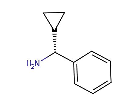 Molecular Structure of 434307-26-3 ([(R)-Cyclopropyl(phenyl)methyl]amine)