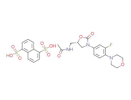 linezolid mono-naphthalene-1,5-disulfonate