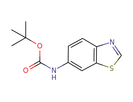 Molecular Structure of 1192841-91-0 (6-(tert-butoxycarbonylamino)benzo[d]thiazole)