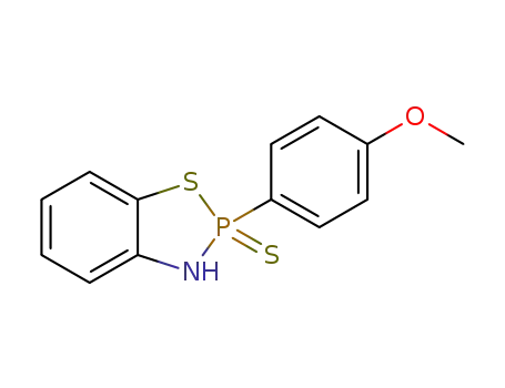 Molecular Structure of 1253576-24-7 (2-(4-methoxyphenyl)-2,3-dihydro-1,3,2-benzothiazaphosphole 2-sulfide)