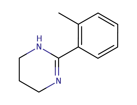 Molecular Structure of 151965-25-2 (Pyrimidine, 1,4,5,6-tetrahydro-2-(2-methylphenyl)- (9CI))