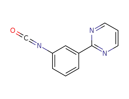 Molecular Structure of 898289-49-1 (3-Pyrimidin-2-ylphenyl isocyanate)