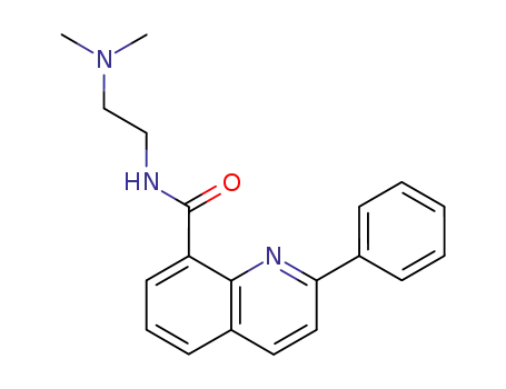 Molecular Structure of 107027-12-3 (N-[2-(dimethylamino)ethyl]-2-phenylquinoline-8-carboxamide)
