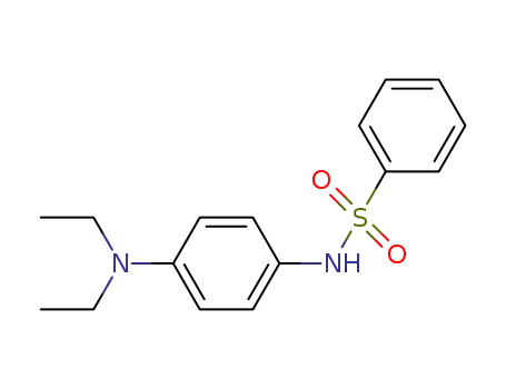 Molecular Structure of 19770-75-3 (Benzenesulfonamide, N-[4-(diethylamino)phenyl]-)