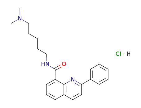 2-Phenyl-quinoline-8-carboxylic acid (5-dimethylamino-pentyl)-amide; hydrochloride