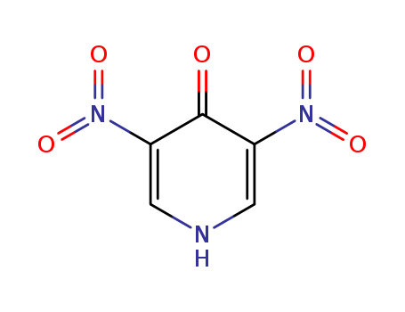 Molecular Structure of 19872-96-9 (4(1H)-Pyridinone, 3,5-dinitro-)
