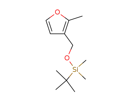 Molecular Structure of 125214-88-2 (Silane, (1,1-dimethylethyl)dimethyl[(2-methyl-3-furanyl)methoxy]-)