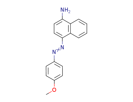 Molecular Structure of 17804-15-8 (1-Naphthalenamine, 4-[(4-methoxyphenyl)azo]-)