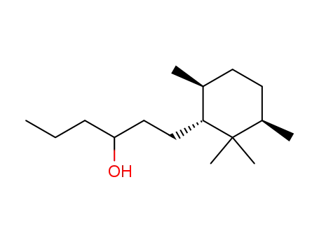 Molecular Structure of 95851-08-4 (Cyclohexanpropanol, 2,2,3,6-tetramethyl-alpha-propyl-)