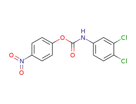 Molecular Structure of 2204-76-4 (4-nitrophenyl (3,4-dichlorophenyl)carbamate)