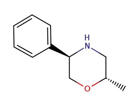 Molecular Structure of 1343334-74-6 (2-Methyl-5-phenylMorpholine)