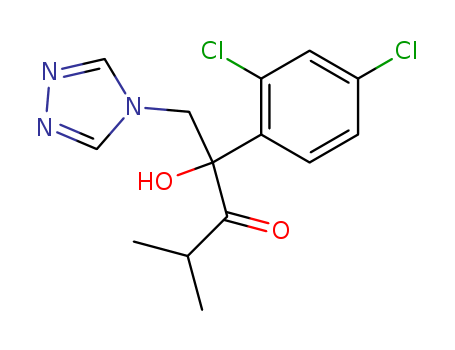 107659-36-9,2-(2,4-dichlorophenyl)-2-hydroxy-4-methyl-1-(4H-1,2,4-triazol-4-yl)pentan-3-one,3-Pentanone,2-(2,4-dichlorophenyl)-2-hydroxy-4-methyl-1-(4H-1,2,4-triazol-4-yl)-, (?à)-