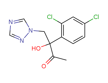 94147-74-7,3-(2,4-dichlorophenyl)-3-hydroxy-4-(1,2,4-triazol-1-yl)butan-2-one,2-Butanone, 3-(2,4-dichlorophenyl)-3-hydroxy-4-(1H-1,2,4-triazol-1-yl)-;