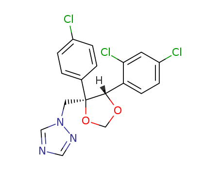 1-(((4S,5R)-4-(4-CHLOROPHENYL)-5-(2,4-DICHLOROPHENYL)-1,3-DIOXOLAN-4-YL)METHYL)-1H-1,2,4-TRIAZOLE