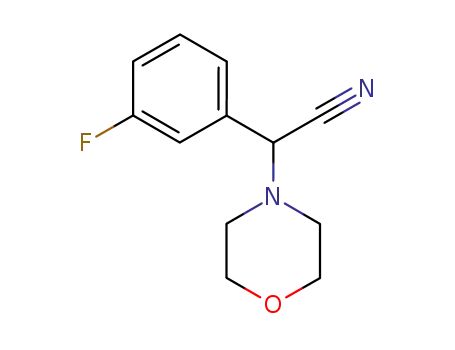 4-Morpholineacetonitrile, alpha-(3-fluorophenyl)-