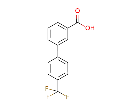 Molecular Structure of 199528-28-4 (4'-TRIFLUOROMETHYL-BIPHENYL-3-CARBOXYLIC ACID)
