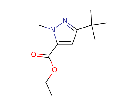 Ethyl 3-(tert-butyl)-1-methyl-1H-pyrazole-5-carboxylate , 97%