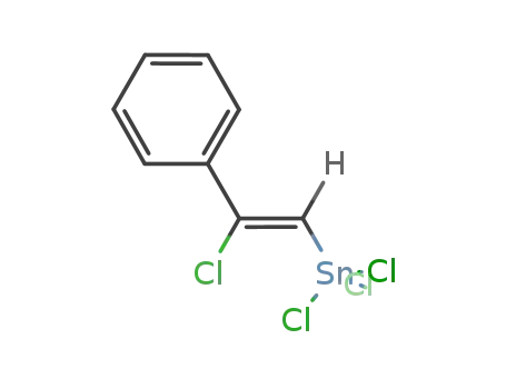 Molecular Structure of 1322728-81-3 (1-trichlorostannyl-2-chloro-2-phenyl-ethene)