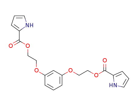 Molecular Structure of 1282042-48-1 (1,3-bis[2-(pyrrol-2-carbonyloxy)ethoxy]benzene)
