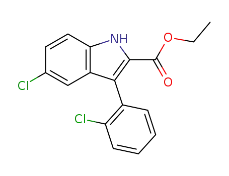 ethyl 5-chloro-3-(o-chlorophenyl)-indole-2-carboxylate