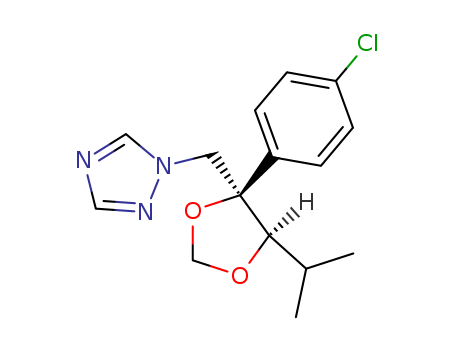 4-C-(4-CHLOROPHENYL)-1,2,5-TRIDEOXY-2-METHYL-3,4-O-METHYLENE-5-(1H-1,2,4-TRIAZOL-1-YL)-DL-ARABINITOL