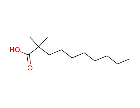 Molecular Structure of 5343-54-4 (2,2-DIMETHYLDECANOIC ACID)