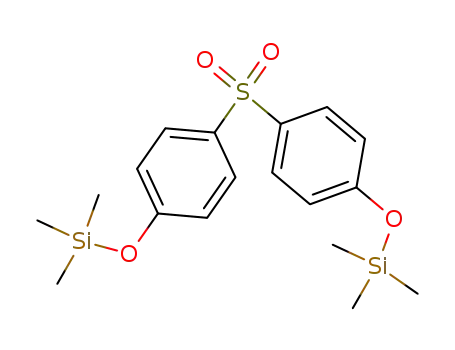 Molecular Structure of 71918-64-4 (4,4'-Di-(trimethylsilylhydroxy)-diphenylsulfon)