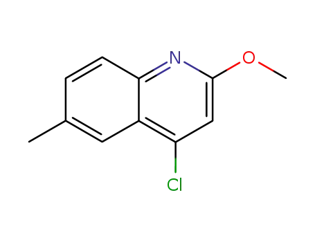 Molecular Structure of 123637-52-5 (4-CHLORO-2-METHOXY-6-METHYLQUINOLINE)