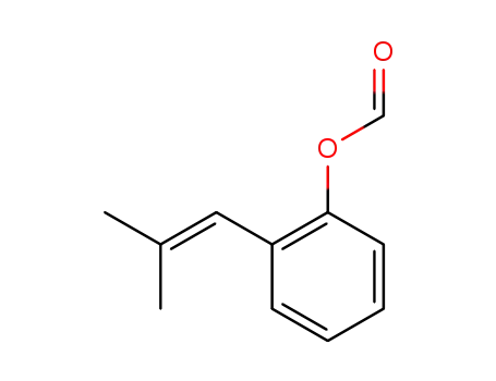 Molecular Structure of 1396690-42-8 (2-(2-methylprop-1-en-1-yl)phenyl formate)