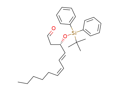 3(S)-<(tert-butyldiphenylsilyl)oxy>-4(E),6(Z)-dodecadienal