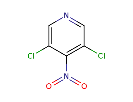 Molecular Structure of 433294-98-5 (3,5-DICHLORO-4-NITROPYRIDINE)