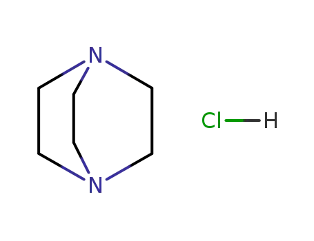Molecular Structure of 2099-72-1 (1,4-Diazabicyclo[2.2.2]octane, monohydrochloride)