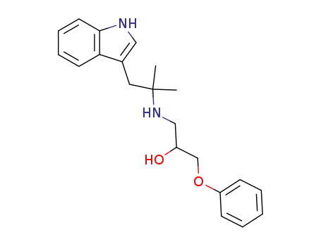1-[[2-(3-indolyl)-1,1-dimethylethyl]amino]-3-phenoxy-2-propanol