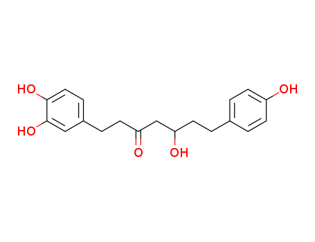 Molecular Structure of 105955-05-3 (3-Heptanone, 1-(3,4-dihydroxyphenyl)-5-hydroxy-7-(4-hydroxyphenyl)-)