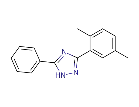 Molecular Structure of 85303-92-0 (5-(2,5-dimethylphenyl)-3-phenyl-1H-1,2,4-triazole)