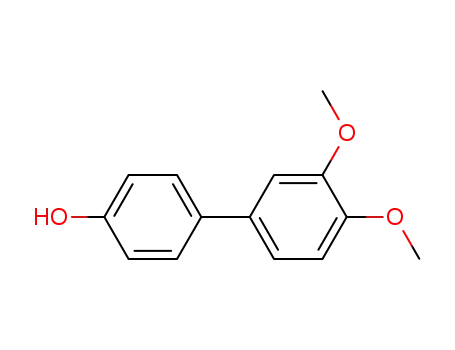 Molecular Structure of 17190-05-5 (3',4'-dimethoxy-1,1'-biphenyl-4-ol)
