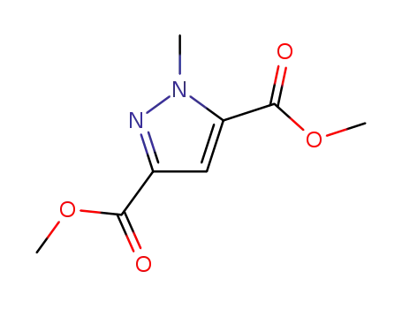 Molecular Structure of 33146-99-5 (1,3,5-TRIMETHYL-PYRAZOLE-3,5-DICARBOXYLATE)