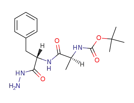 Molecular Structure of 2481-20-1 (N-Boc-L-Alanyl-L-phenylalanin-hydrazid)