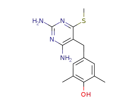 4-(2,4-Diamino-6-methylsulfanyl-pyrimidin-5-ylmethyl)-2,6-dimethyl-phenol