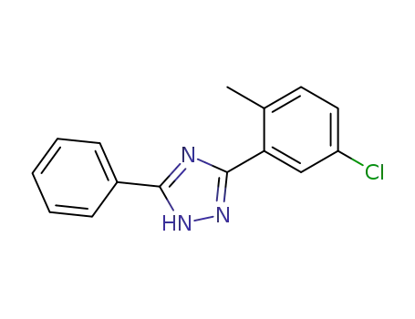 Molecular Structure of 85303-95-3 (3-(5-Chloro-o-tolyl)-5-phenyl-1H-1,2,4-triazole)