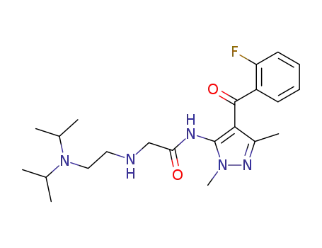 2-(2-Diisopropylamino-ethylamino)-N-[4-(2-fluoro-benzoyl)-2,5-dimethyl-2H-pyrazol-3-yl]-acetamide