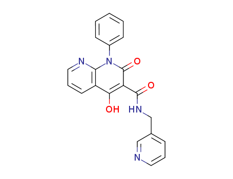 138305-15-4,2-hydroxy-4-oxo-1-phenyl-N-(pyridin-3-ylmethyl)-1,4-dihydro-1,8-naphthyridine-3-carboxamide,