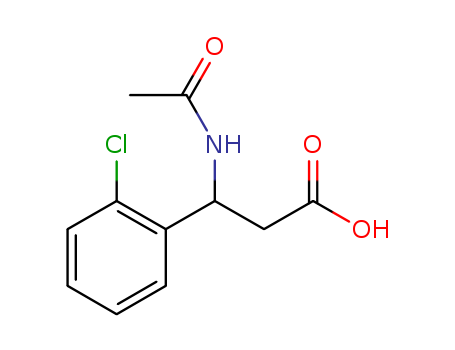 N-Acetyl-2-(2-chlorophenyl)-DL-beta-alanine