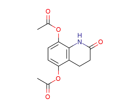 Molecular Structure of 61306-76-1 (2(1H)-Quinolinone, 5,8-bis(acetyloxy)-3,4-dihydro-)